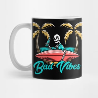 bad vibes on vacation Mug